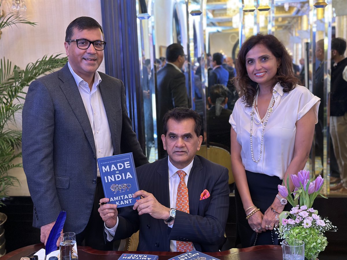 Many congratulations to ⁦@amitabhk87⁩, the only person who could have written #MadeinIndia