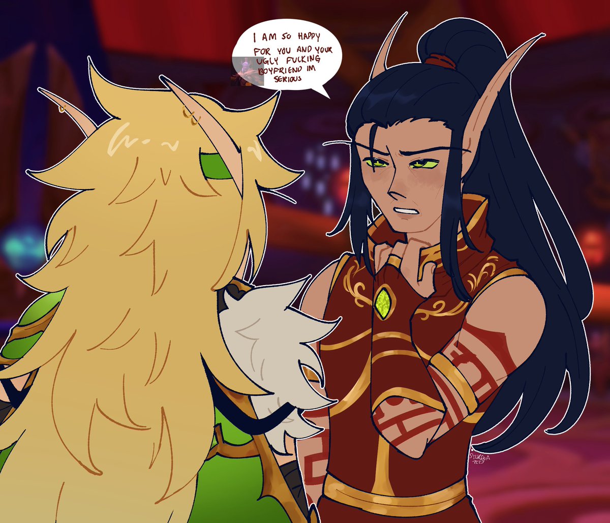 Sylrela's tweet photo. hes so serious

#WorldOfWarcraft #halduron #rommath https://t.co/m9ud5QnoU0