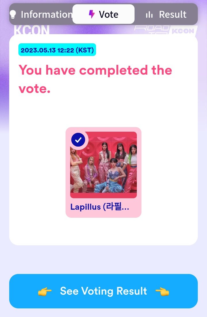 KylaRoseDeGuzm1's tweet photo. Done voting! 

Anchors, let's help Hori7on's sisters Lapillus. Naungusan na sila. Please let's give this to them. They also deserve it. 🥺

https://t.co/Ni0rFACtwh…

#RoadToKCon
#LAPILLUS #HORI7ON #LAPILLUS_VOTE https://t.co/LnTibZV60j