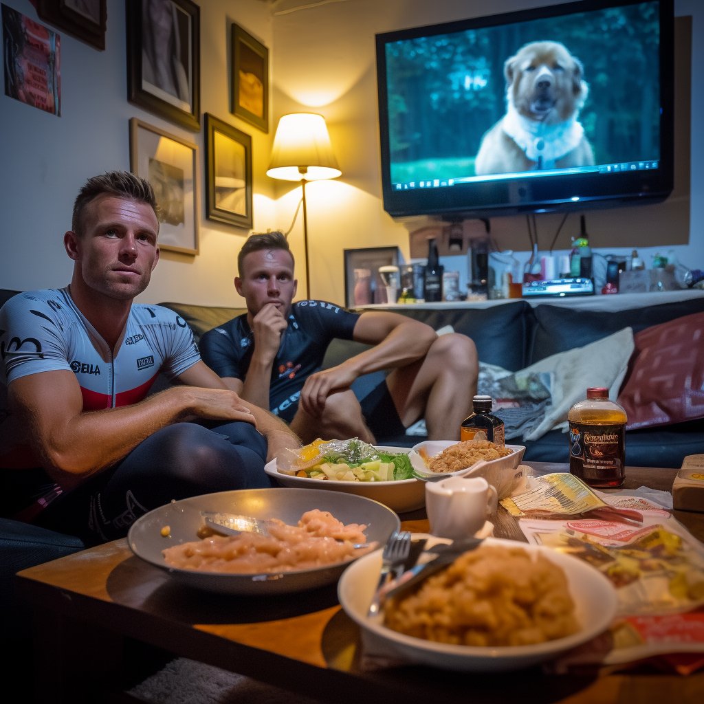 SkillsyV2's tweet image. An early one for me #couchpeloton 
#trolltips - Ben Healy
#fratl 1:35am Eastern Dark
#aiCouchPeloton with #aiTourDog
Thanks again to the competition elves