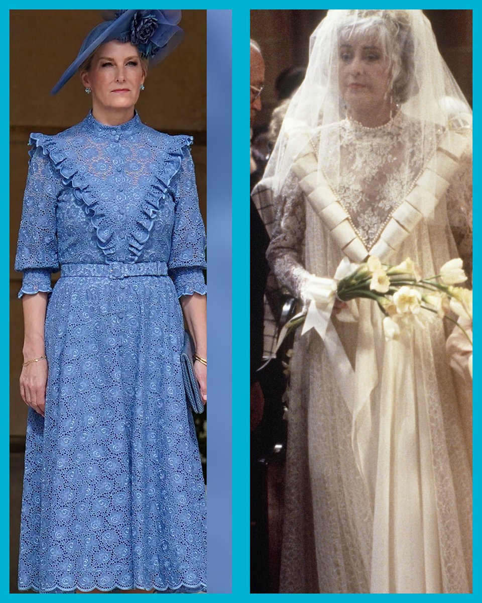 Sorry a major sassy/petty moment
I knew I saw this similar style somewhere
Ps. NOT a dig at Dorothy from Golden Girls, I love her, but this wedding dress was regarded as awful back in the day, figures Ford Fiesta would have a similar look

#FordFiesta #DuchessSophie #SussexSquad