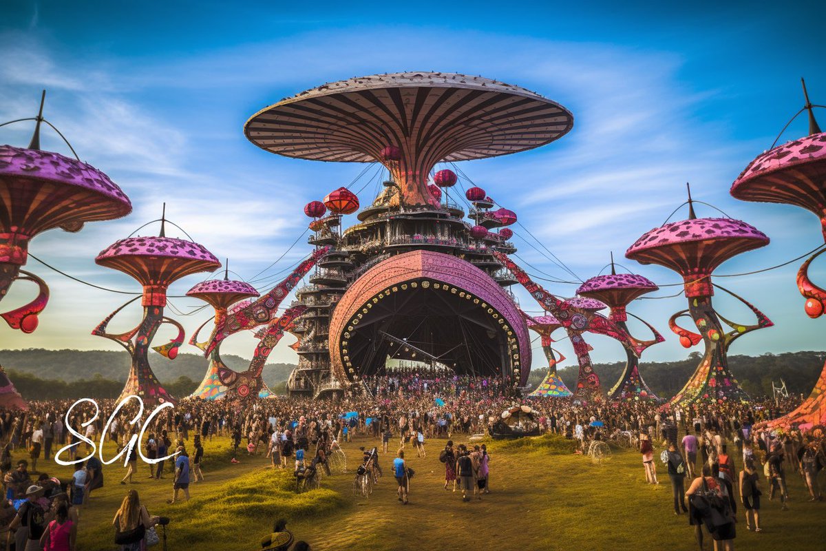 studiogreencode's tweet photo. Day 5: #KaleidoscopeStage - A mesmerizing performance space of light and color 🌟🔮 Use #StudiogreencodePsychedelicWonderland All are welcome to post, Let's have fun with this!
#edmmusic #Aiart #midjourney #midjourneyv51 #inspirationweek #EDCLASVEGAS #Studiogreencode #EDCLV2023 https://t.co/0xXbtxNfRE