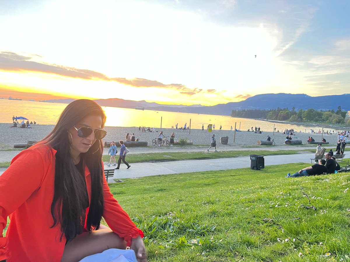 Los aterdeceres mejores del mundo … son en Vancouver 🇨🇦 #sunset #VANCOUVER13MAY  #MothersDay #SunsetBeach  #englishbay