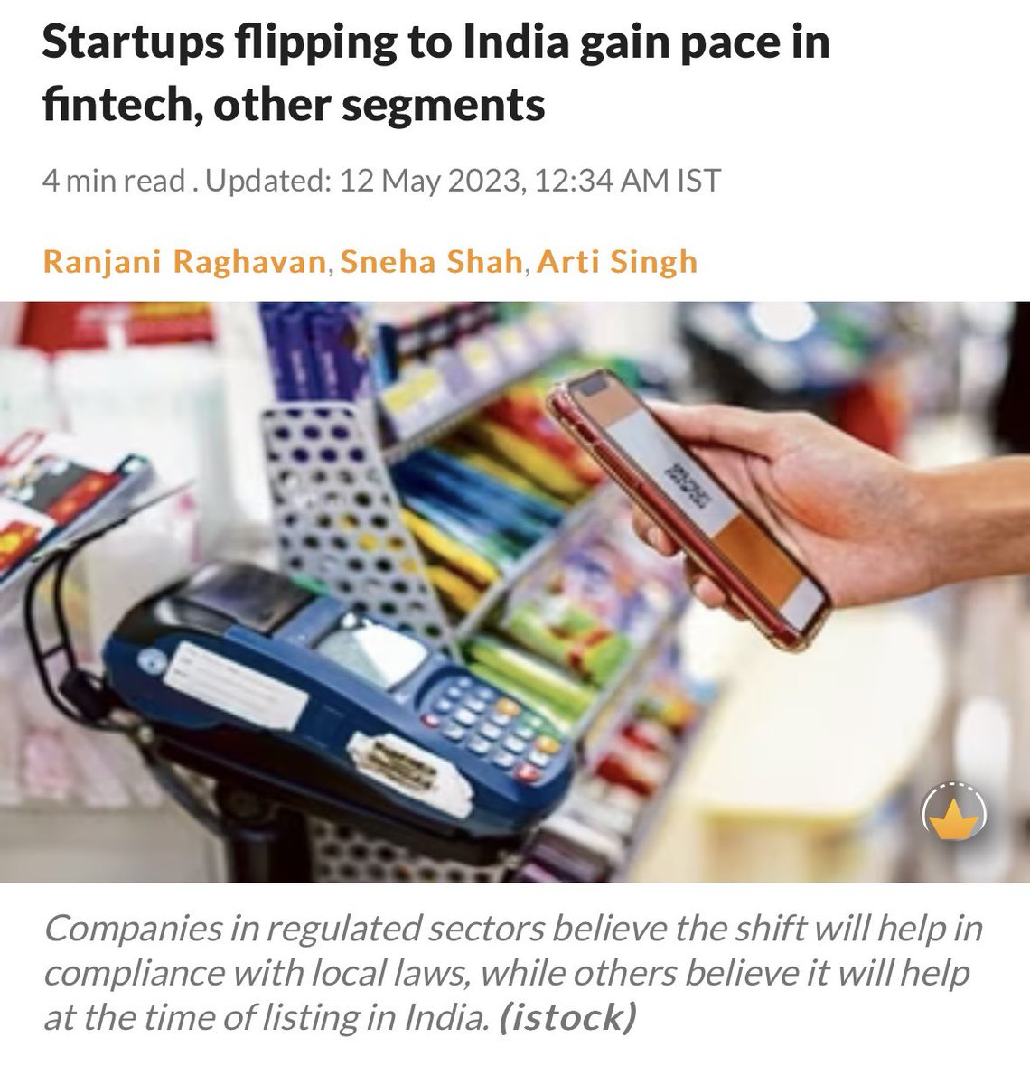 kalpana29596797's tweet image. Several Indian fintech startups domiciled abroad are considering shifting their base to India, investors &amp;amp; startup founders said, as they seek to gain regulators’ confidence &amp;amp; prepare for public markets.
#LearningAbility