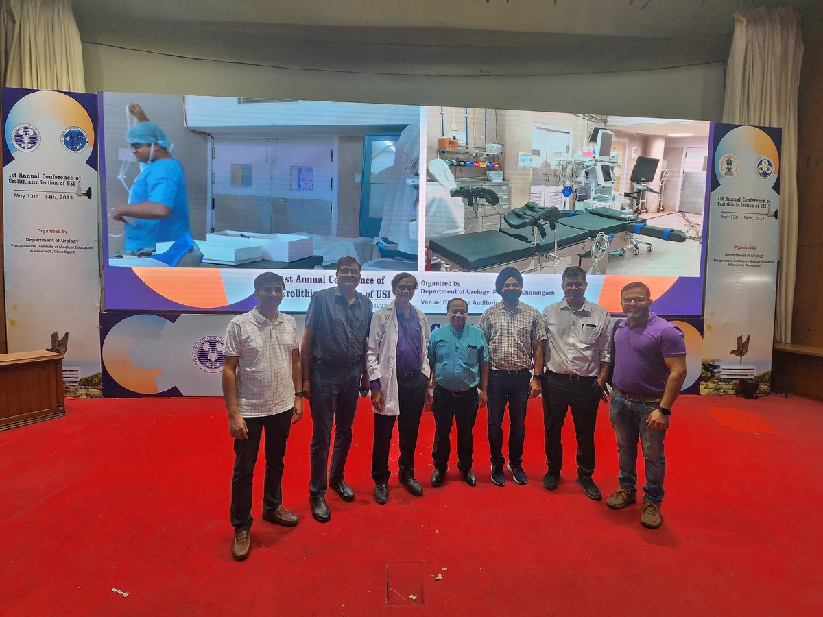 Dr. Harshawardhan Tanwar (@drharshtanwar) on Twitter photo Full house 1st ANNUAL UROLITHIASIS SECTION CONFERENCE, PGIMER CHANDIGARH
CHAIRMAN <a href="/ShashiKiranPal/">Shashi Kiran Pal</a>
Secretary <a href="/drharprit/">harprit singh</a>
Team UROLITHIASIS SECTION OF UROLOGY,USI
<a href="/usioffice/">Urological Society of India ๐ฎ๐ณ</a> <a href="/Uroweb/">European Association of Urology (EAU)</a> <a href="/endouroacademy/">Endourology Academy</a>
<a href="/pmulawkar/">Dr Prashant Mulawkar</a> <a href="/drnanjappa/">Nanjappa Madappa</a>
<a href="/DrVCMohan/">Dr Vaddi Chandra Mohan</a> Full house 1st ANNUAL UROLITHIASIS SECTION CONFERENCE, PGIMER CHANDIGARH
CHAIRMAN <a href="/ShashiKiranPal/">Shashi Kiran Pal</a>
Secretary <a href="/drharprit/">harprit singh</a>
Team UROLITHIASIS SECTION OF UROLOGY,USI
<a href="/usioffice/">Urological Society of India ๐ฎ๐ณ</a> <a href="/Uroweb/">European Association of Urology (EAU)</a> <a href="/endouroacademy/">Endourology Academy</a>
<a href="/pmulawkar/">Dr Prashant Mulawkar</a> <a href="/drnanjappa/">Nanjappa Madappa</a>
<a href="/DrVCMohan/">Dr Vaddi Chandra Mohan</a>