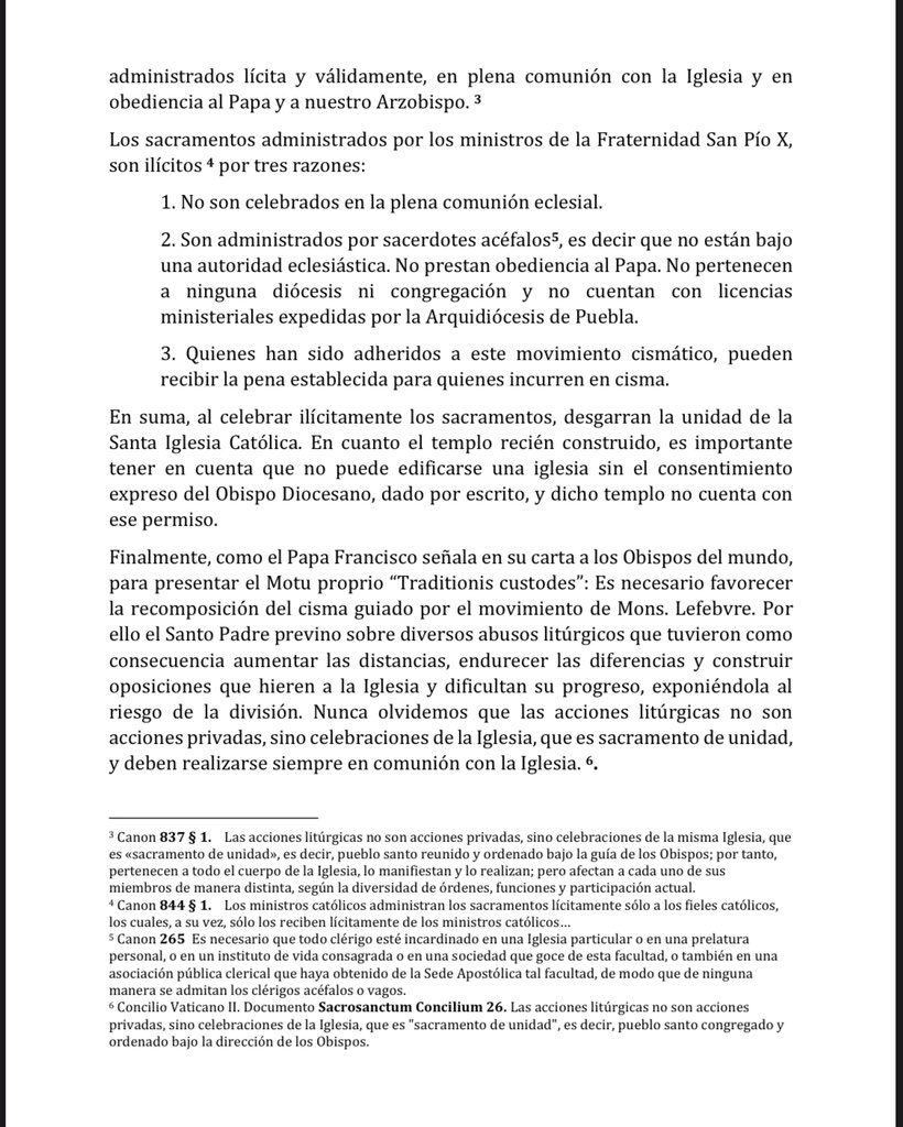 COMUNICADO | Sobre la presencia de la Fraternidad Sacerdotal
San Pío X en Puebla