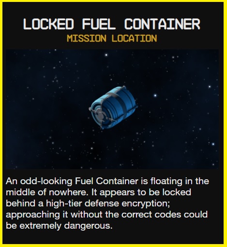 Please mind your cargo and lets keep the space clear so its safe for everyone to travel around the galaxys. Any unauthorized container drops are seized by Elysian fleet with no further notes.