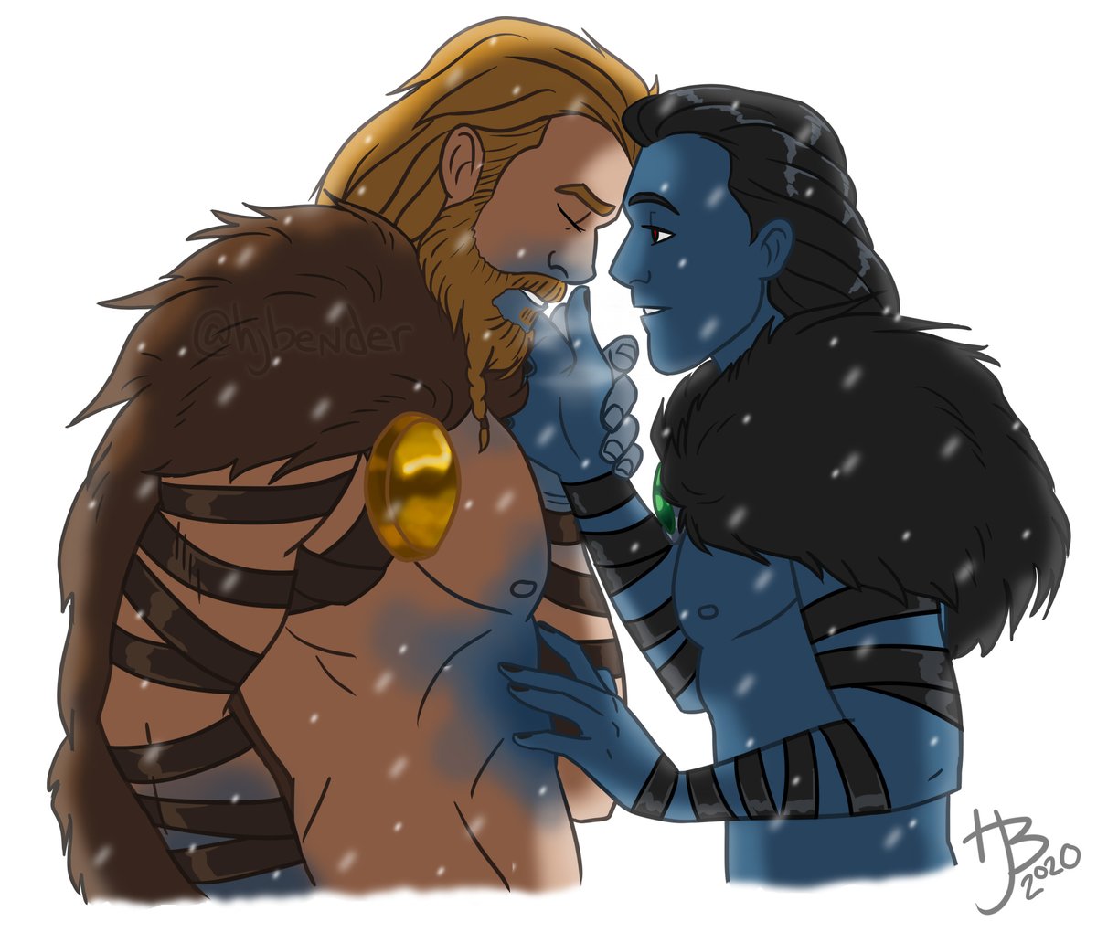 Some frosty bros 💙
#thorki #thor #loki #fanart #mcu