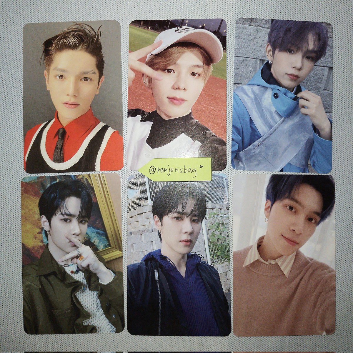 renjunsbag's tweet photo. #sellsbycaa 📍wts lfb ic

♡ nct wayv pc sale
- 150php each

- all clean
t. universe 2021 md collection favorite classic photobook pb jewel case jc our home md ver taeyong jollibee shotaro baseball kun hendery https://t.co/Tf2BzEPmnM