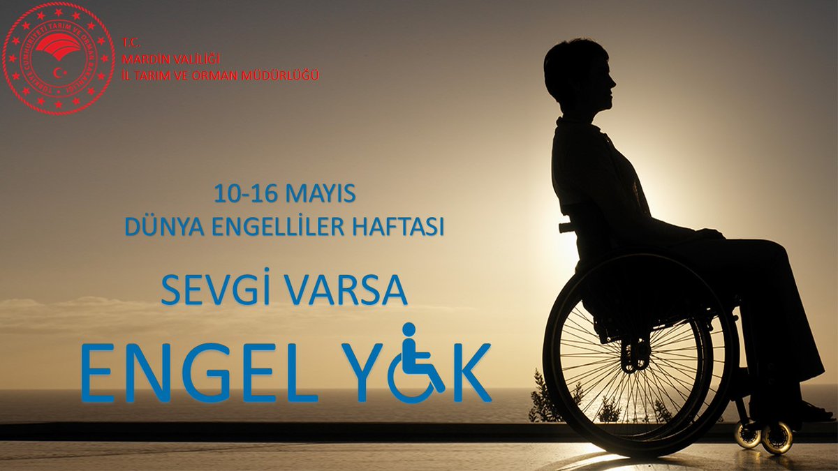 En büyük engel sevgisizliktir. Sevgiyle engelleri ortadan kaldıralım!!! 

#dünyaengellilerhaftası

<a href="/VahitKirisci/">Prof.Dr.Vahit Kirişci</a>
<a href="/mahmutdemirttas/">Mahmut Demirtaş</a>
<a href="/TCTarim/">T.C. Tarım ve Orman Bakanlığı</a>
<a href="/MenduhDinler/">Menduh DİNLER</a>