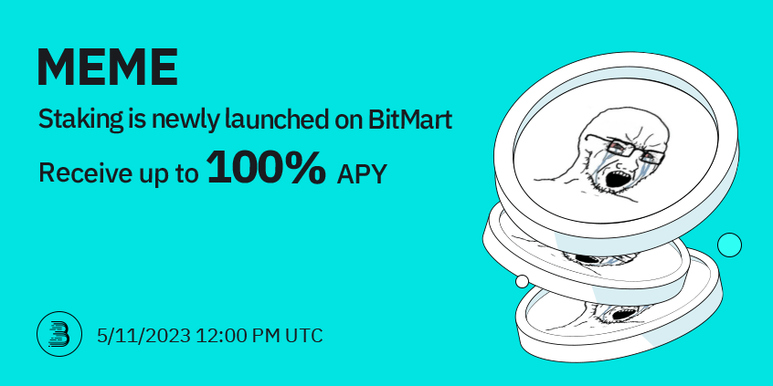 BitMartEarn's tweet photo. #BitMartHappyEarn

🚀MEME Staking is newly launched on BitMart!
💰Receive up to 100% APY!

🔥Stake Now!  https://t.co/k6SKCor7eY
#cryptocurrecy #passiveincome #brc20coins #BRC20 https://t.co/3zfw5i1IZf