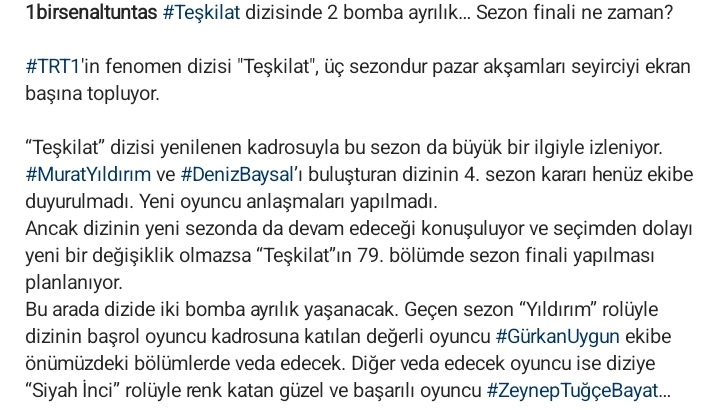 4. Sezonun olmasına çok sevindim ama keşke efkar baba ölmeseydi be 🥺💔 #teşkilat #ZehMer