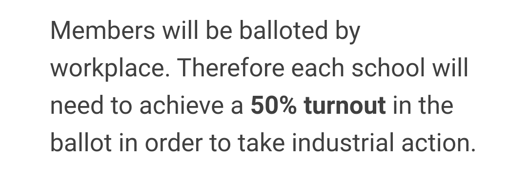 katesansom73's tweet photo. @nasuwt I'm really struggling to follow the logic of the disaggregated ballot this time round. What is the advantage of this type of ballot? https://t.co/SvOEkna8hN