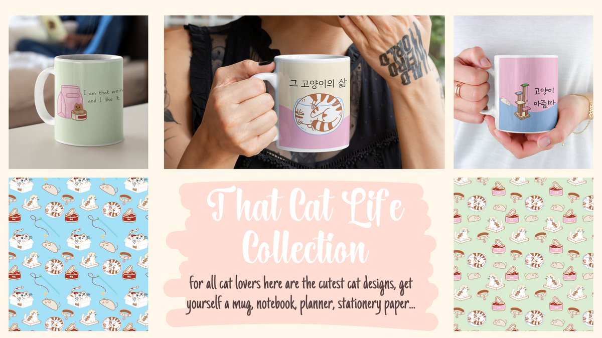 Andy_1988_'s tweet image. That Cat Life Collection - mugs, stationery, home decor. Everything cat lovers will enjoy. 
Get it here - zazzle.com/collections/th…
#catlover #catmug #catpillow #koreanmug #cutemugs #catscrapbookingpaper #catpaper