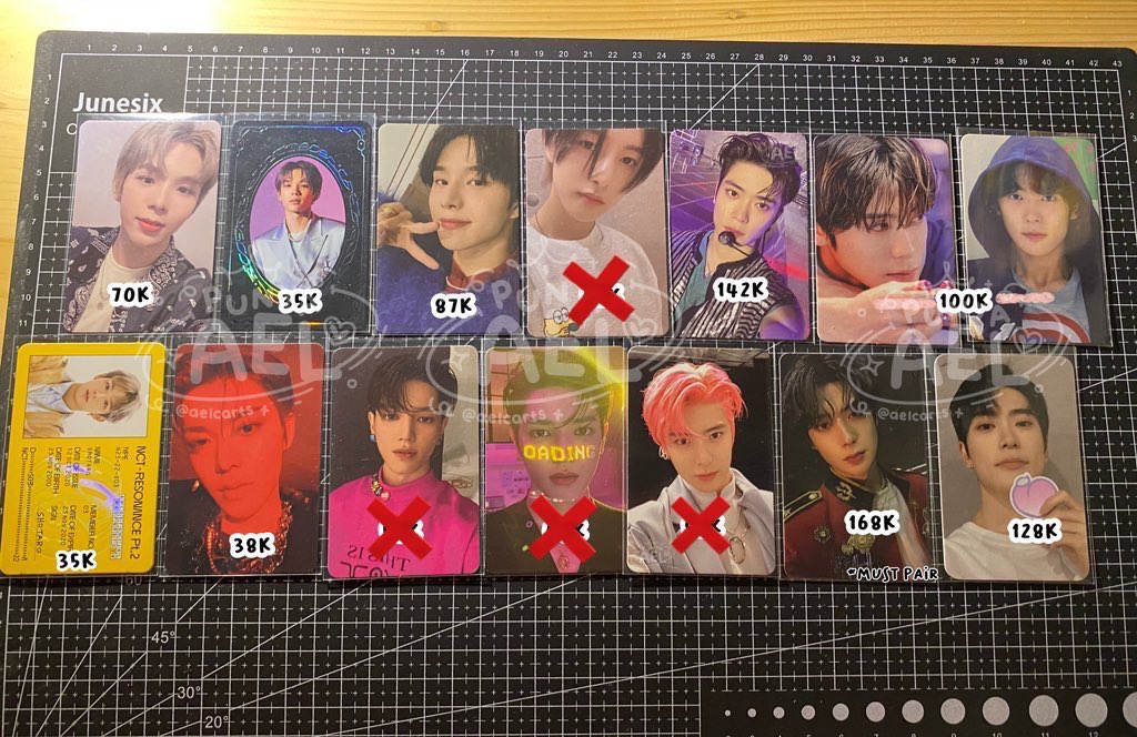 aelcarts's tweet photo. bli jualanku tlg 😔☝🏻

wts photocard aab jaehyun shotaro jungwoo yuta jeno lemonilo hyunjae the boyz nct dream 127

💐 price inc packing, exc adm shopee (3.2%)
💐 dom jakbar, shopee available🧤 https://t.co/ukTm8l6wZS