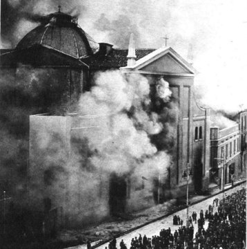 Dario_Madrid_F's tweet photo. Seguro que alguna vez han escuchado la frase "arderéis como en el 36". Pues esos cafres también podrían decir "arderéis como en el 31" pues hoy hace 92 años que comenzó en Madrid, el 11 de mayo de 1931, la quema de iglesias y conventos en la Segunda República Española. (Sigue) https://t.co/4Spb3Dhg7G