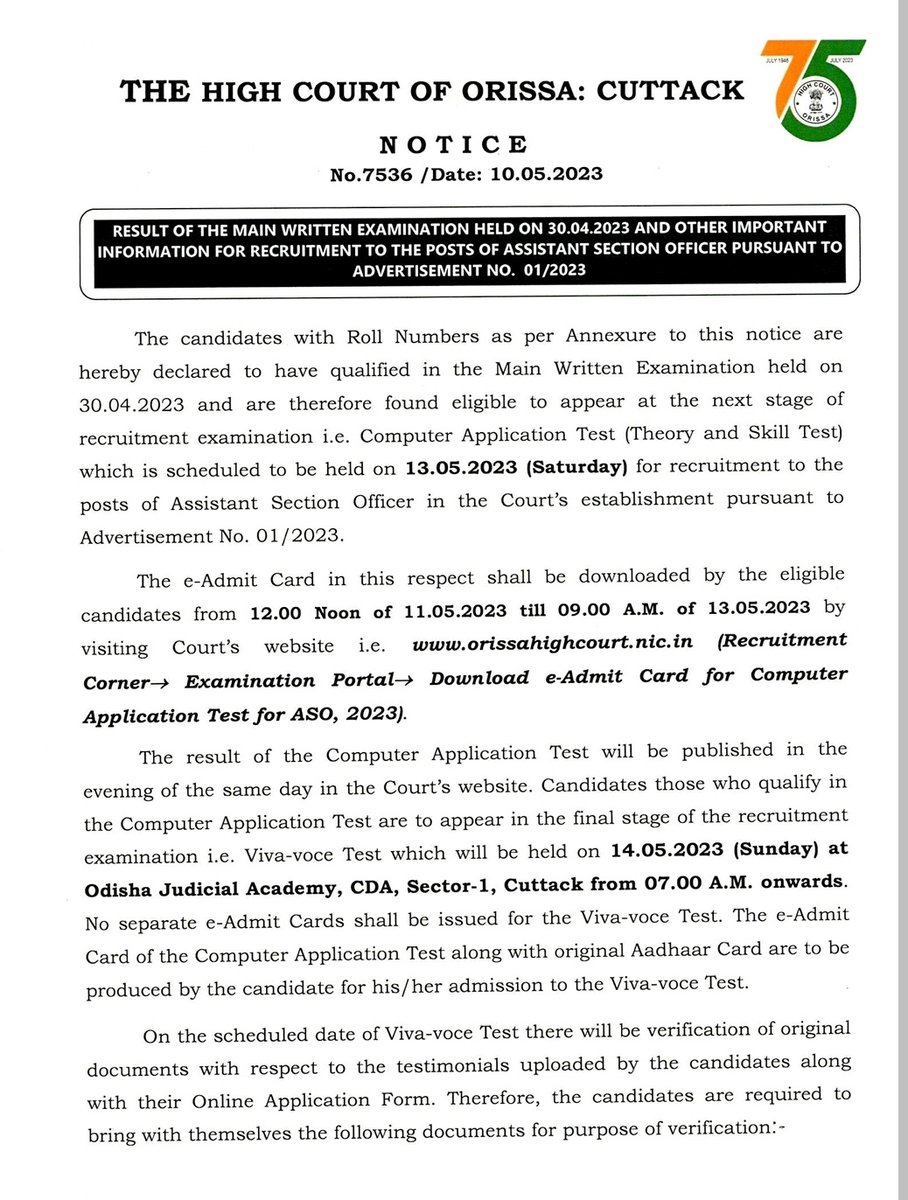 PK37978380's tweet photo. @abhayips86 Both OSSC CGL &amp; Highcourt ASO Interview in scheduled to be on 14may. @abhayips86 @SecyChief @PradeepJenaIAS @CMO_Odisha @MoSarkar5T 
Highcourt ASO Interview should reschedule on behalf of large interest 🙏 https://t.co/5pdaAeWEXT