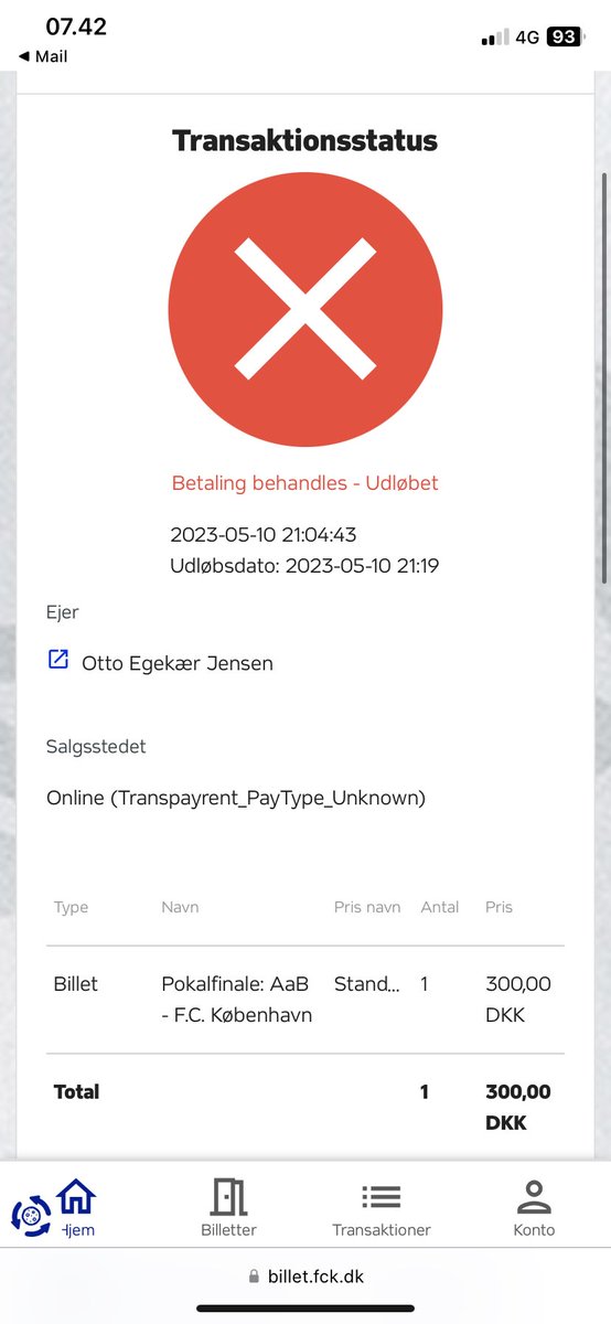 mrsmoothman14's tweet photo. @MikkelBjerre  kan du forklare mig hvad der sker her, er helt lost og lidt i panik. Det som om den har “brugt” min billet men har jo ikke brugt den https://t.co/SVkTPdclE6