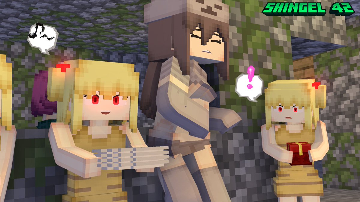 Shingel_42's tweet photo. Happy mothers day!!! (Again)
Discord Server: https://t.co/EqjtqaGoNi

Magi: It's not fair!  They are also going to give him a grandson!

Ayumi feels full because she ate the cakes that Ari didn't make well.

#MobTalker #MineImator #PrimitiveMobs #Minecraft #MothersDay https://t.co/dzNu9npsHB