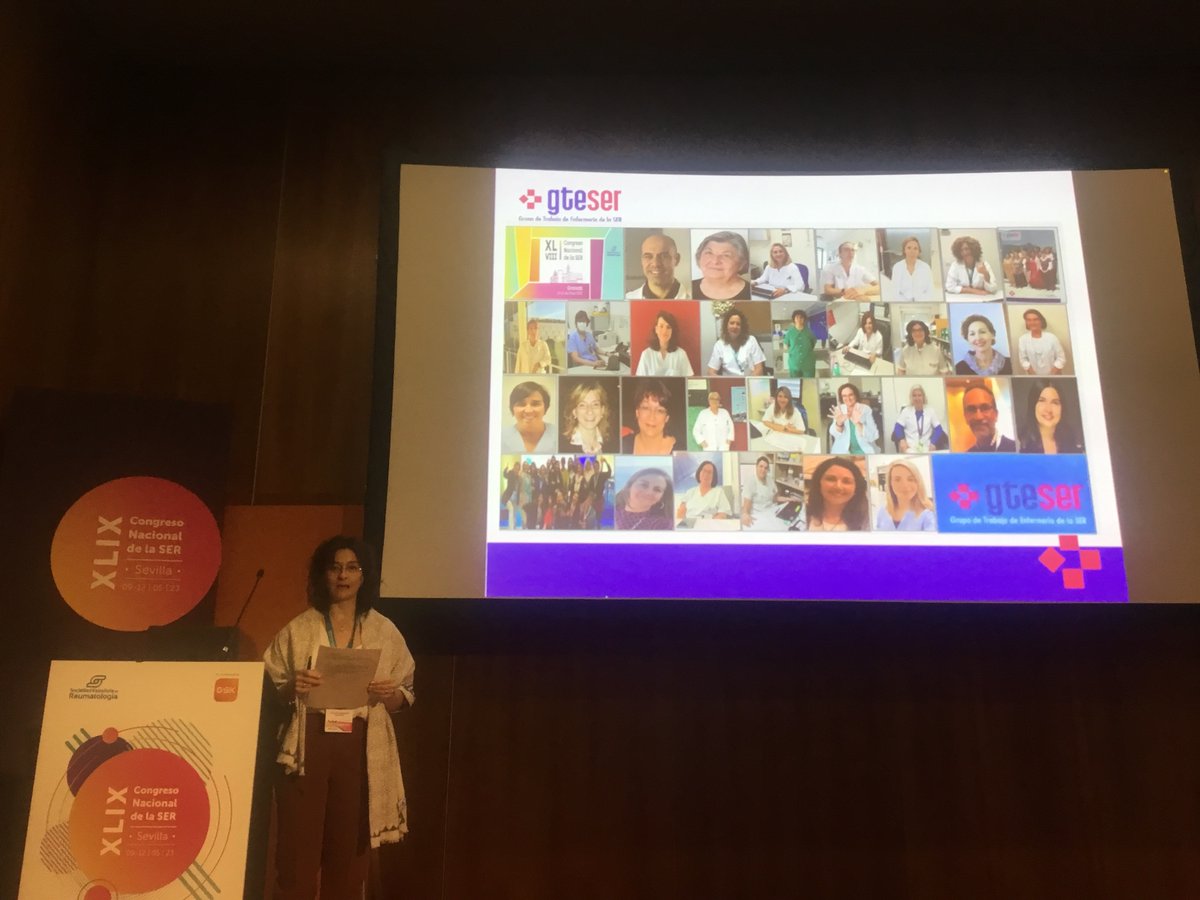 SlviaGarciaDia1's tweet photo. Empezamos con energía en el XLIX Congreso Nacional Reumatología, grupo de trabajo de enfermería de la SER, gracias🥰 https://t.co/iYp93EO0S6