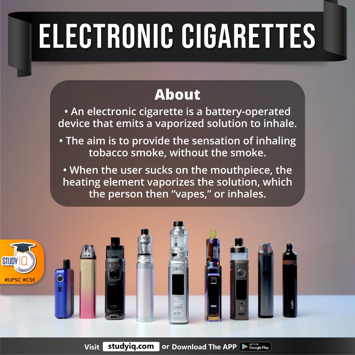upsciq's tweet image. Electronic Cigarettes

#electroniccigarettes #iandbministry #printmedia #tvchannels #ottplatforms #digitalmedia #sensationofinhaling #tobaccosmoke #vapes #mouthpiece #propyleneglycol #upsc #cse #ips #ias