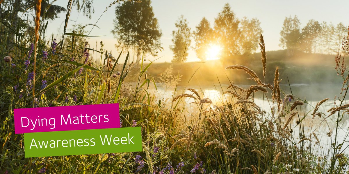 🏵️Did you know it's #dyingmatters awareness week? It's a good opportunity to open up conversations around #death, #dying and #grief. After all, it's something that affects everyone. Normalising discussions can help us feel supported and informed. For Compassion. 🕊️