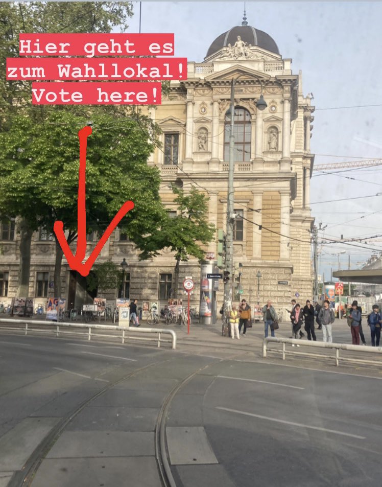 Gibt es noch Leute, die noch nicht gewählt haben? Hier geht es zum Wahllokal! ⬇️🗳️

Is there anyone who has not voted yet? Vote here! ⬇️🗳️

#ugnovelle #BessereUni <a href="/UnterbauUniWien/">Unterbau Uni Wien</a> @nuwiss_at