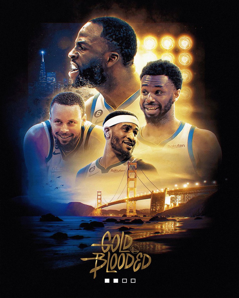 warriors's tweet photo. Two down. Two to go.

#GoldBlooded https://t.co/UhEtqmOjWp