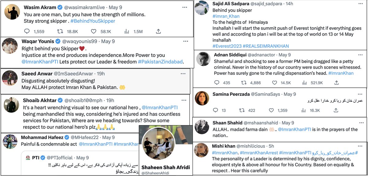 SuleimanAliKhan's tweet photo. The entire nation is #BehindYouSkipper! 

Momentum is increasing day by day and minute by minute. Pakistan is on-route to liberation - Finally.

#HaqHamaraAzadi ##نکلو_خان_کی_زندگی_بچاؤ
