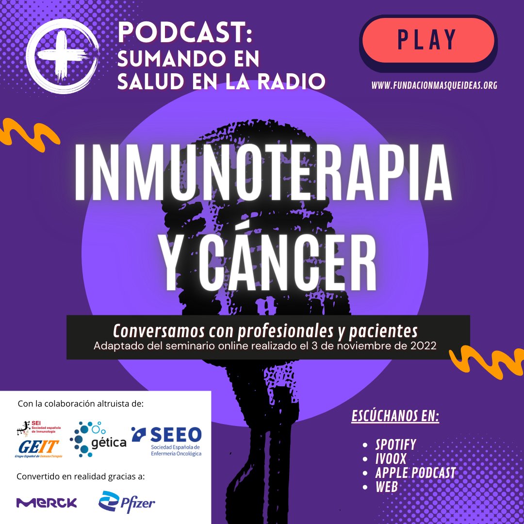 FundacionMQI's tweet photo. 🤔¿Todavía no conoces nuestro podcast?

Lleva como título "Sumando en salud en la radio" y lo puedes encontrar en: 
🟢Spotify
⚪️Ivoox
🔴Apple Podcast
🔵Google Podcast

En las imágenes te mostramos los últimos cuatro programas publicados 👍 https://t.co/KJtFRI4ueI