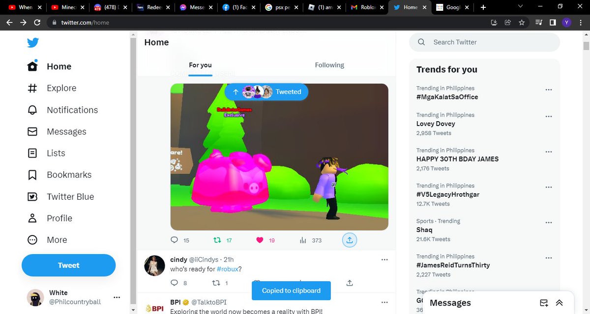 White tweet media