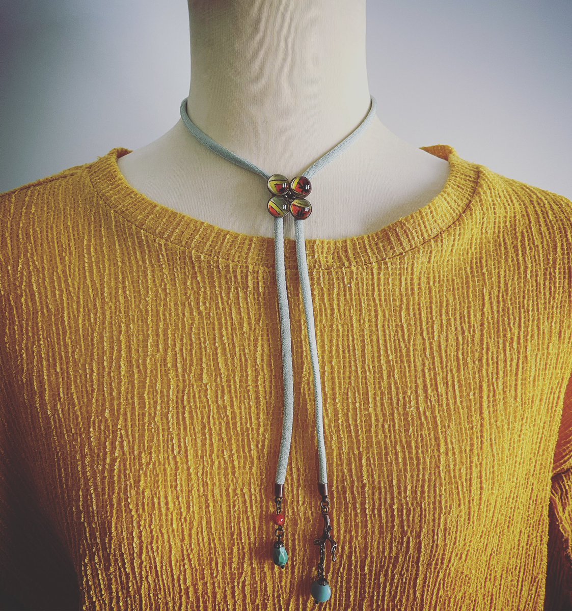 TAMARUSAN_en's tweet photo. Just in! We have one Loop Tie available on sale! Grab it before it's gone. Our Loop Tie is easy to adjust and perfect for various occasions. Don't miss out on this deal! #LoopTie #Sale #MustHave https://t.co/lYscvhXyob