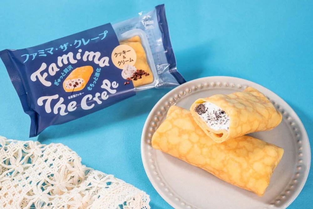 ファミマから新作クレープ登場！今回は「クッキー＆クリーム」だ！