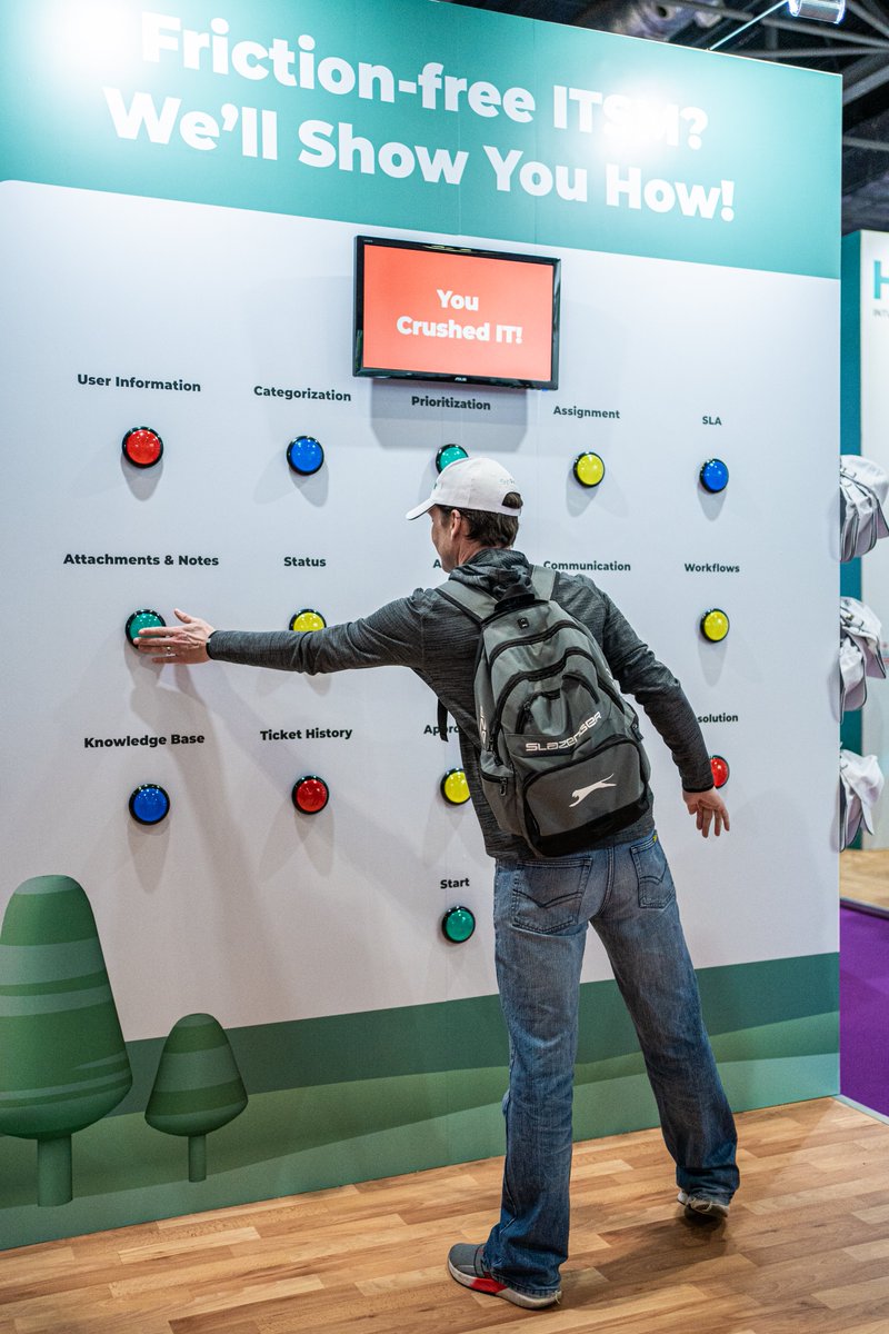 sysaid's tweet photo. We are putting your skills 💪 to the test at @SITS_UK ! Try your luck, win some prizes, &amp; meet our incredible team 🤝 who will enlighten you on SysAid's #serviceautomation solution! https://t.co/uzvZfCNeo7