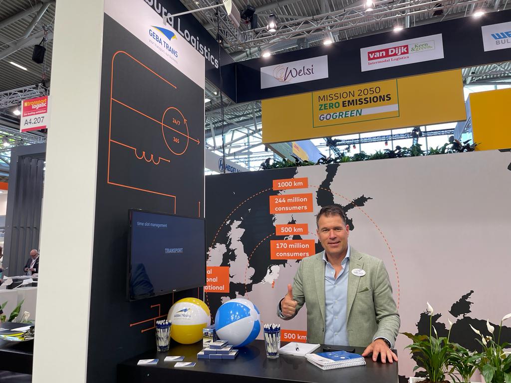 GebaTrans's tweet photo. Have you seen one of our colleagues at the transport logistic fair in Munich?

They are ready to give you more information about our logistics services. Please drop by or make an appointment with us. Take your GEBA playing cards or beach balls and relax. https://t.co/86UzM4GR72