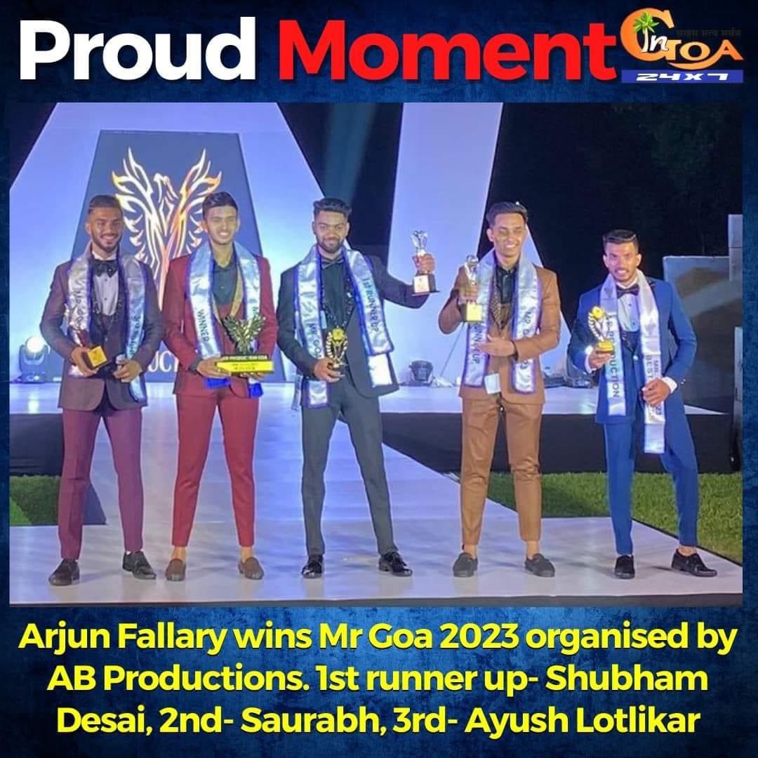 MAPrabhav's tweet photo. #Congratulations Arjun Fallary for wining Mr Goa 2023. https://t.co/qtCtOXSrFP