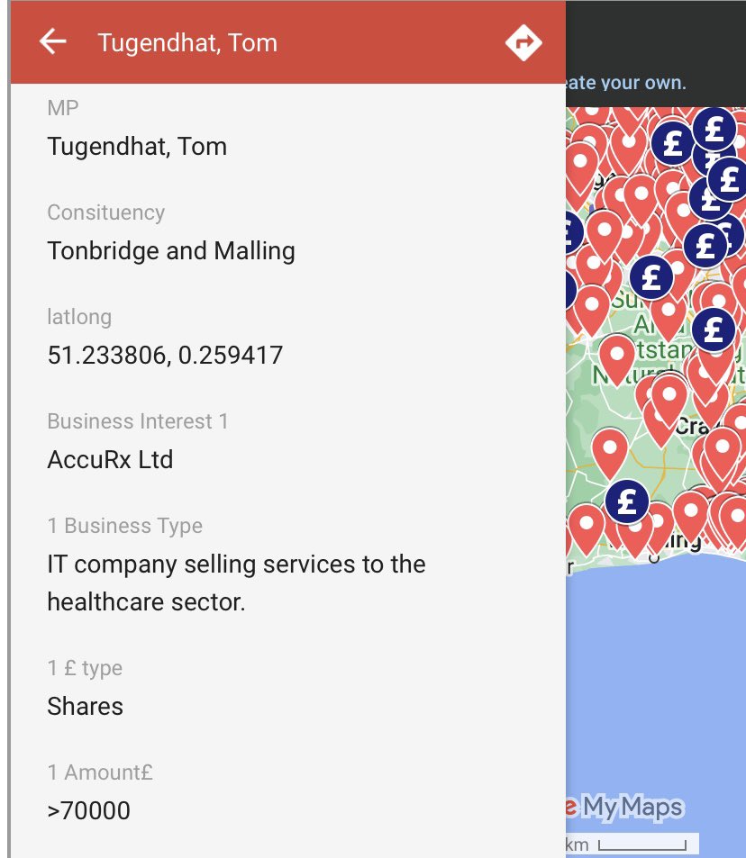 EveryDoctorUK's tweet photo. Wow, that’s a lot of shares owned by Tom Tugendhat in an IT company selling services to the healthcare sector, isn’t it? 👀

We’ve built a map showing MPs’ links to private healthcare. You can take a look here👉 https://t.co/78prhxkAlY https://t.co/nfNRG6AKyV