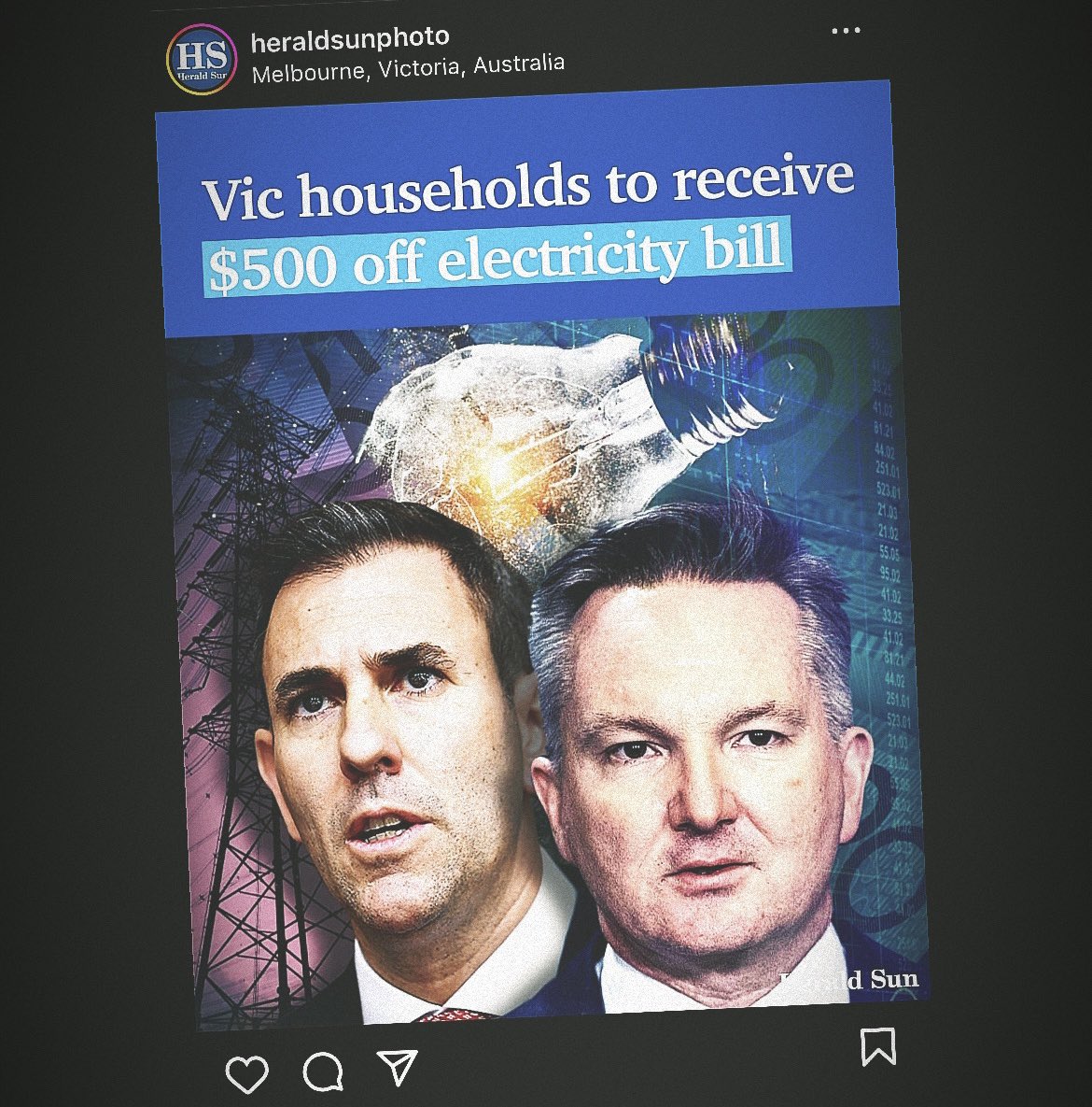 For the sake of clarity, Victorians are eligible for:

💰 $250 under Victoria’s Power Saving Bonus scheme, plus 
💰 $250 in bill subsidies from the Commonwealth (though only for some households).

For a grand maximum of $500.