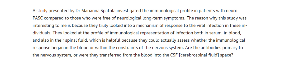 #NeuroPASC may be more of a secondary phenomenon from the inflammation that happens in the body and then is ultimately transferred into the central nervous system. re. Natalia Rost, MD, American Academy of Neurology

jamanetwork.com/journals/jama/…
Study➡️n.neurology.org/content/100/17…