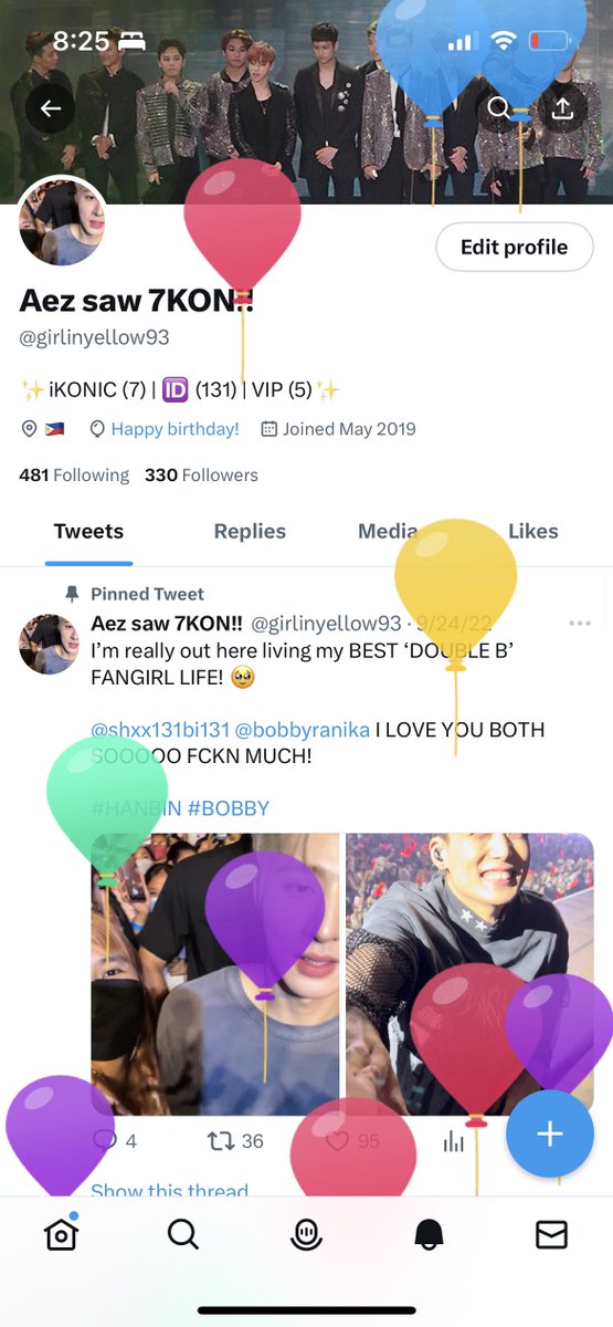 Thank you sa pa-ballons! 🥹🥹

To iDKONICS, Happy KEMiSTRY anniversary 🎉🎉🎉

🆔🖖