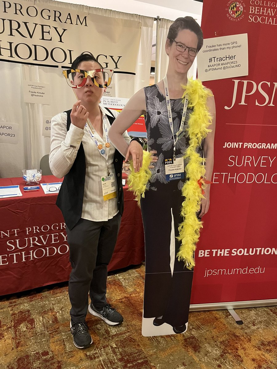 Nicole Lee (@nicclee) on Twitter photo I was delighted to run into one of my favorite #AAPOR people at #AAPOR23 thanks to <a href="/JPSMumd/">Joint Program in Survey Methodology</a> <a href="/SoDaUMD/">Social Data Science Center</a> #TracHer I was delighted to run into one of my favorite #AAPOR people at #AAPOR23 thanks to <a href="/JPSMumd/">Joint Program in Survey Methodology</a> <a href="/SoDaUMD/">Social Data Science Center</a> #TracHer