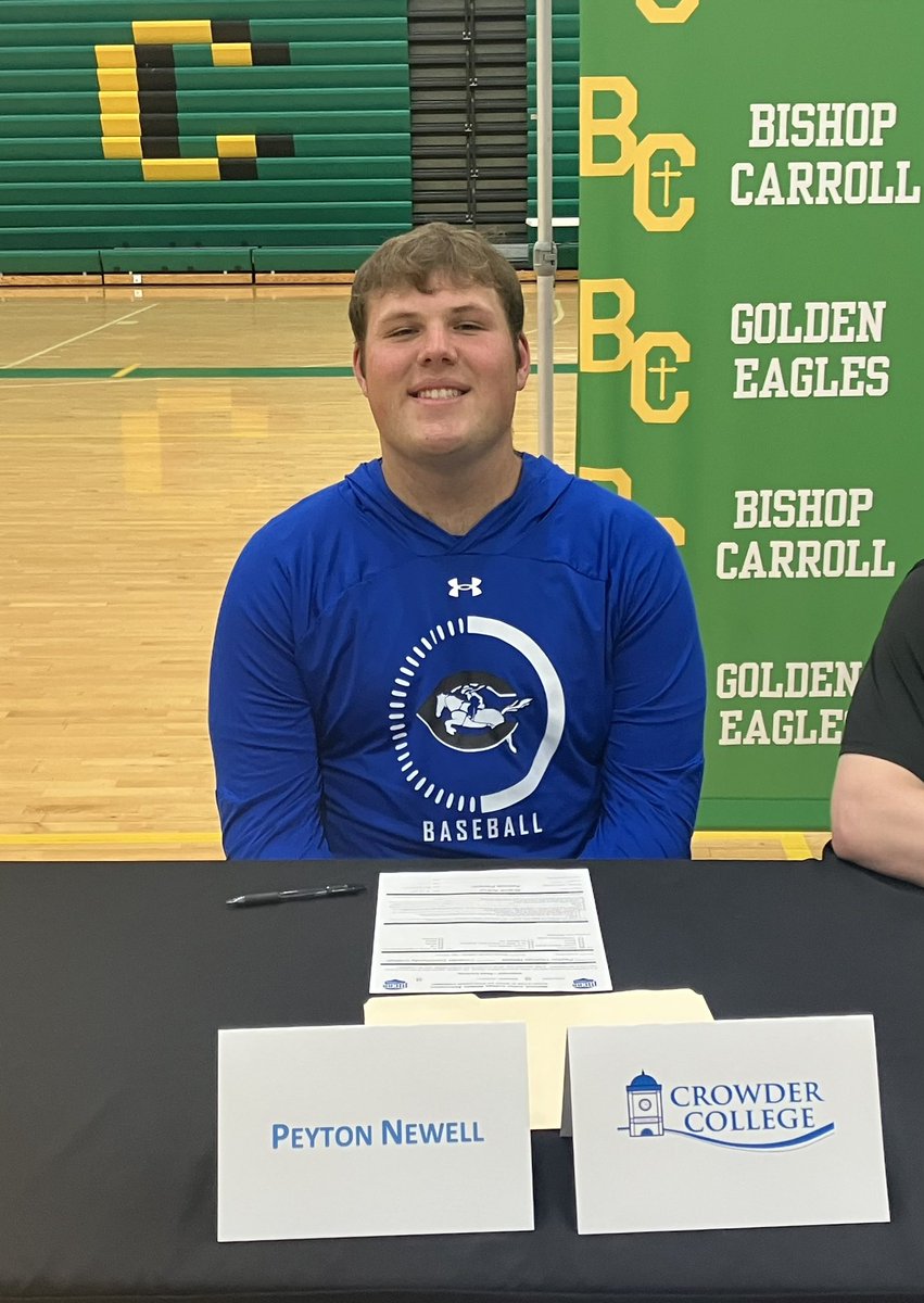 BCCHS_baseball's tweet image. Big Congratulations to our guy Payton Newell for signing to pitch at Crowder College today!