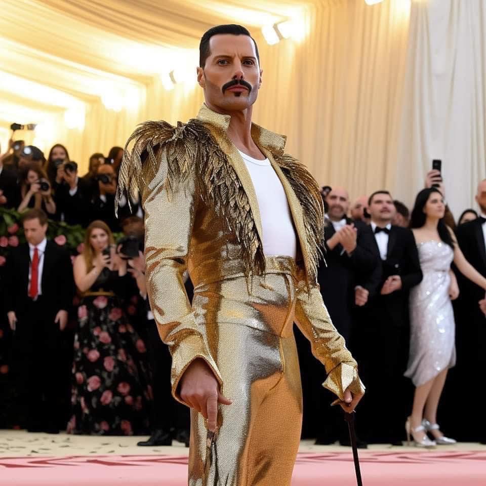 ChaMaRockRadio's tweet photo. ¡Esta Met Gala hubiera sido maravillosa! 💎✨

#FreddieMercury
#LadyD
#RobbinWilliams
#MichaelDuncan

📸 @albric_x4

#MetGala #Estrella #Moda #Glamour https://t.co/WunMCyKMMH