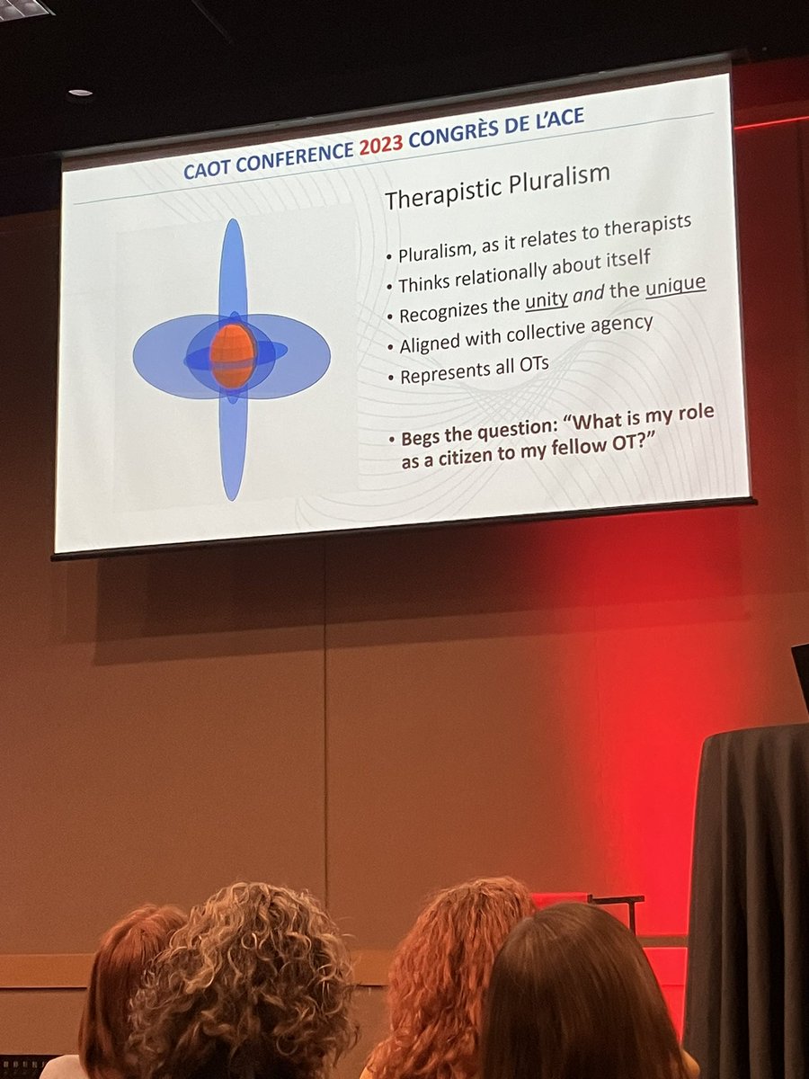 Therapistic pluralism. What is my role …? #CAOT2023