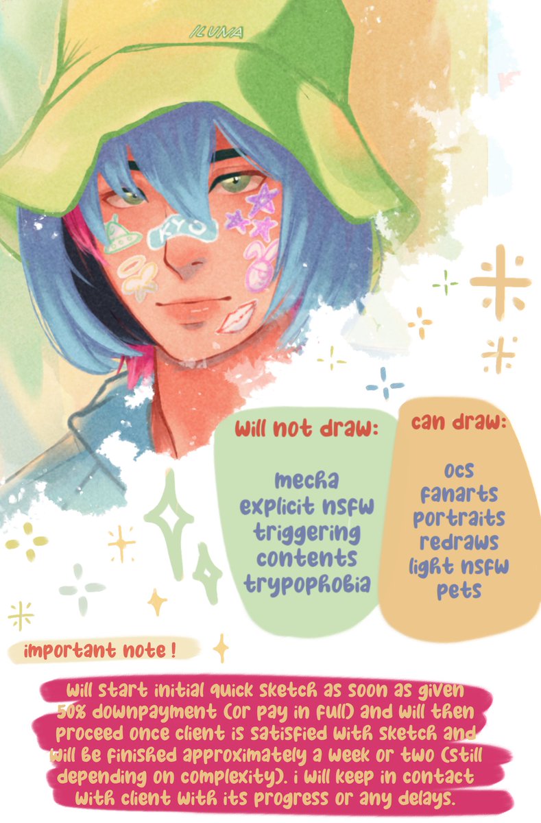 taromakki's tweet photo. ☀️ COMMISSIONS OPEN ☀️

[rts/likes are highly appreciated for visibility]

Badly need funds but I will be taking five (5) slots for now, if you are interested please feel free to dm me !! #artcommissions #opencommissions #artistontwitter #artph https://t.co/wGY6QjMLKY