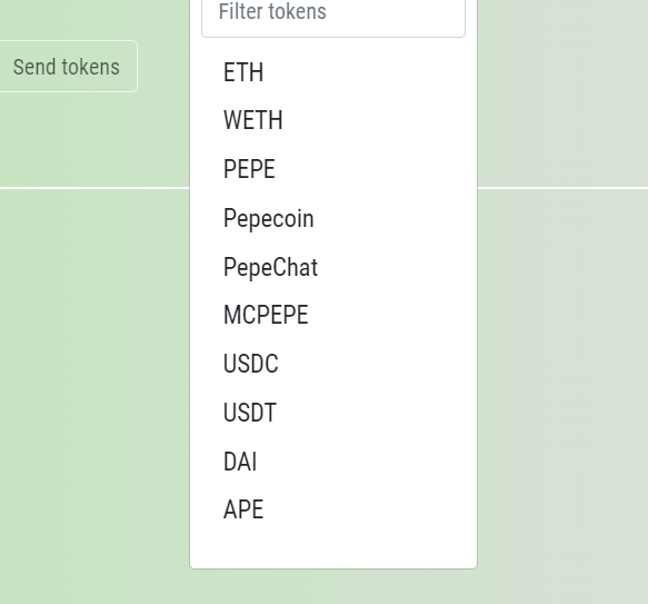 Pepenameservice's tweet photo. We have now intergraded 3 new pepe🐸 coins that you can send using .PEPE Domains through our site

🔥Mint a domain for 0.00069ETH🐸
https://t.co/WUp9lkGisF
One time purchase and onchain pepe

OS
https://t.co/1lEbfe6Afg
👀🪂
@pepechatapp @pepecoineth #McPepes_AI $pepe https://t.co/tyvvTcHYHt