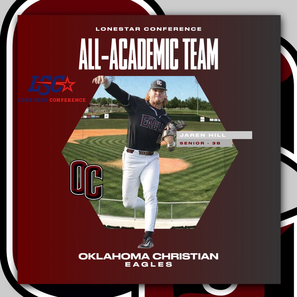 Congrats to <a href="/jaren_hill27/">jaren hill</a> on being named to the <a href="/LoneStarConf/">Lone Star Conference</a> All-Academic Team! #TalonsUp