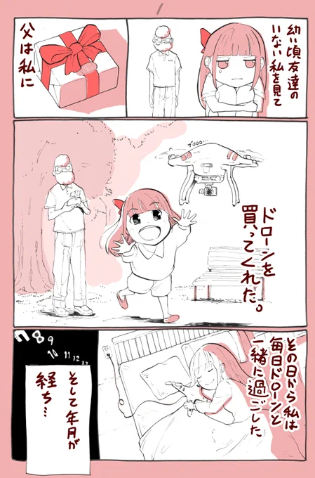 昔バズったマンガ 「意思を持ったドローンとOL」  #マンガノ 