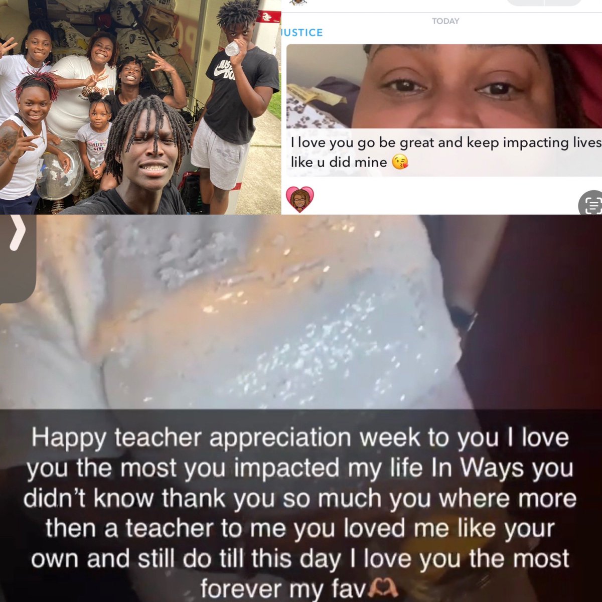AefCurry22's tweet photo. @teacher2teacher I make sure my students feel like they belong in “Our house”(classroom). I don’t really think much of it. I just encourage them to be better humans. Here are the receipts. #workoftheheart #teachertwitter #STEMeducation #TeacherAppreciationWeek https://t.co/krXu5uffsj