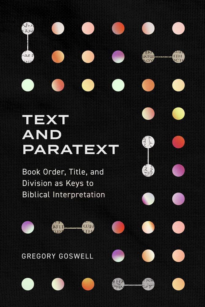 guiltgracepod's tweet image. 🚨 GIVEAWAY 🚨

We&apos;re giving away Dr. Gregory Goswell&apos;s (@christcollegeau) new @LexhamPress book, &quot;Text and Paratext!&quot;

Follow and Retweet to enter.

Winner announced tonight at 6 PM PST!